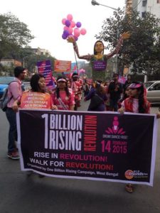 Swayam Team Participates in Movement of 1 Billion Rising Revolutions