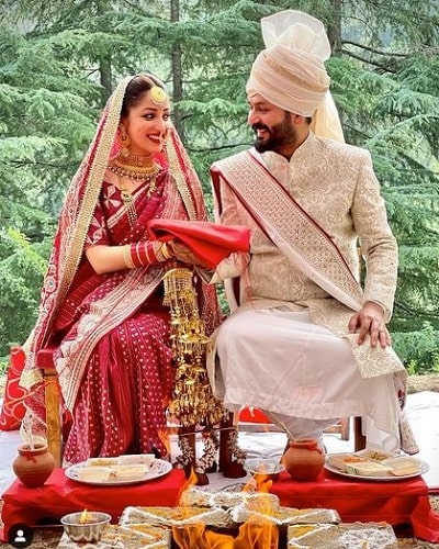 Wedding photo of Aditya Dhar and Yami Gautam