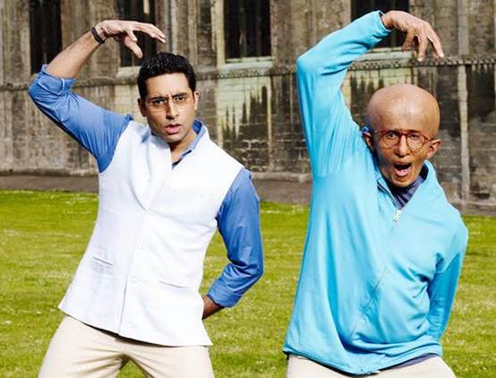 Abhishek Bachchan and Amitabh Bachchan of Paa