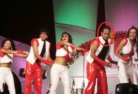 Abhijeet Shinde performing with his team