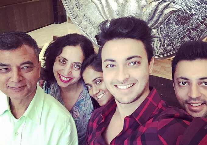 Ayush Sharma and his family